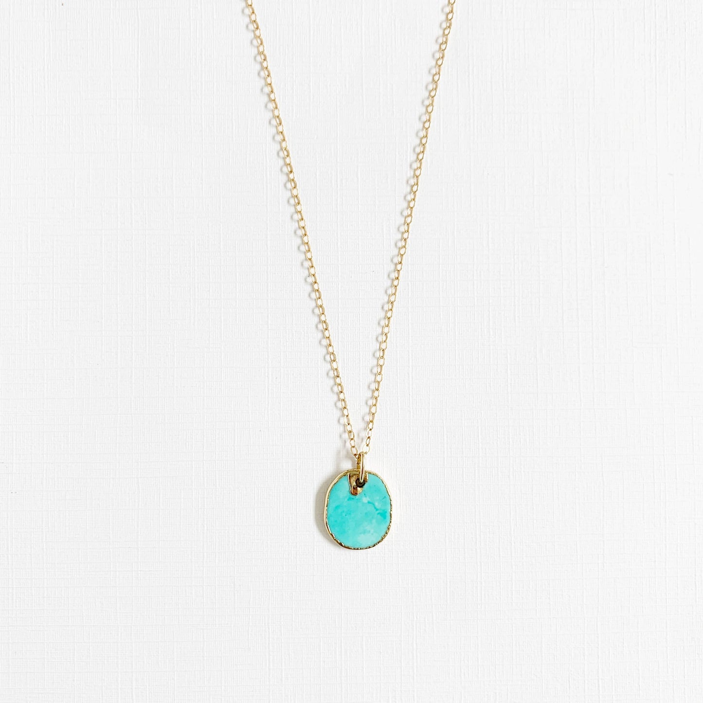 Free Spirit Turquoise Necklace Gold Filled