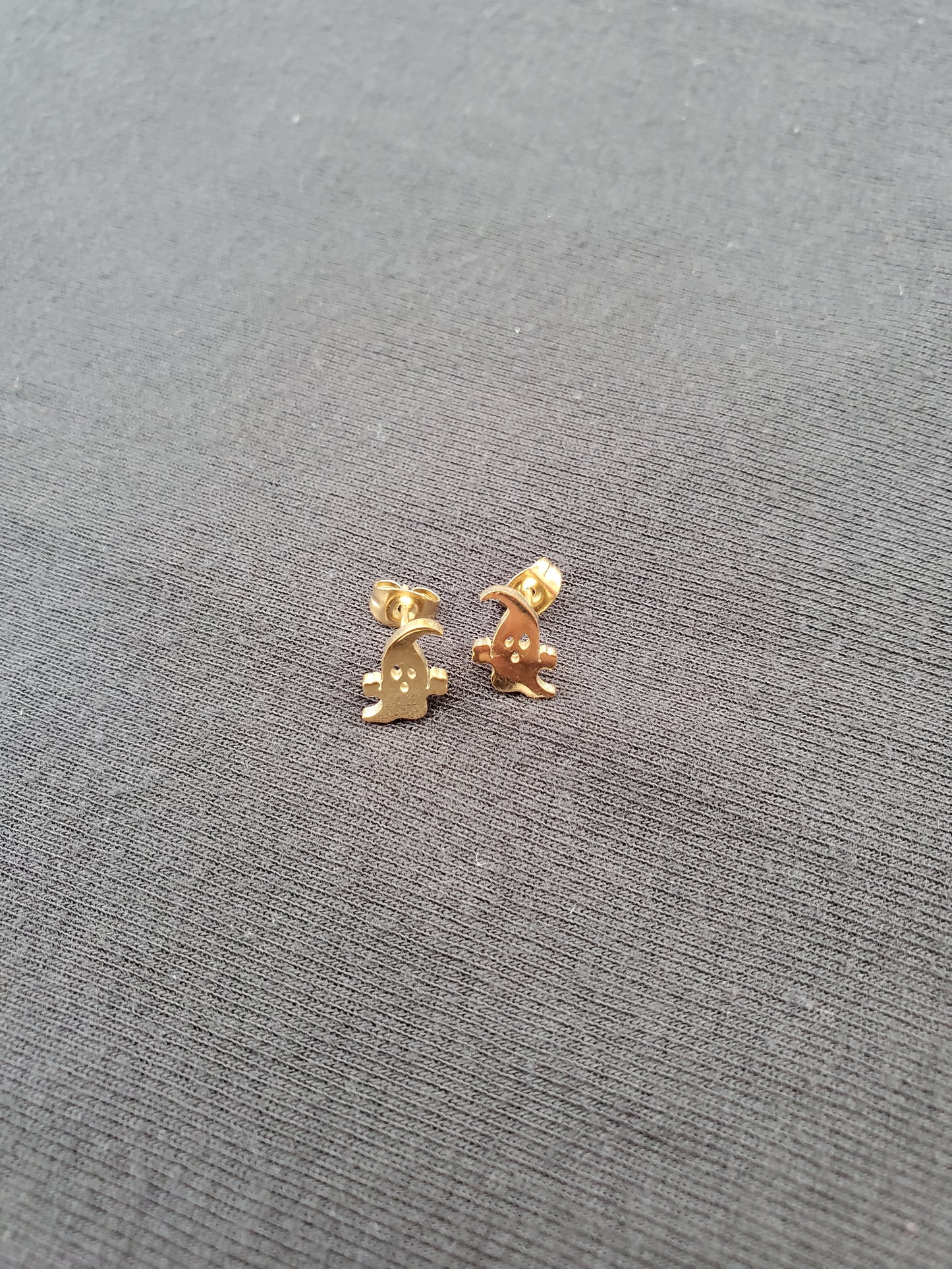 Ghost Earring Posts - Gold